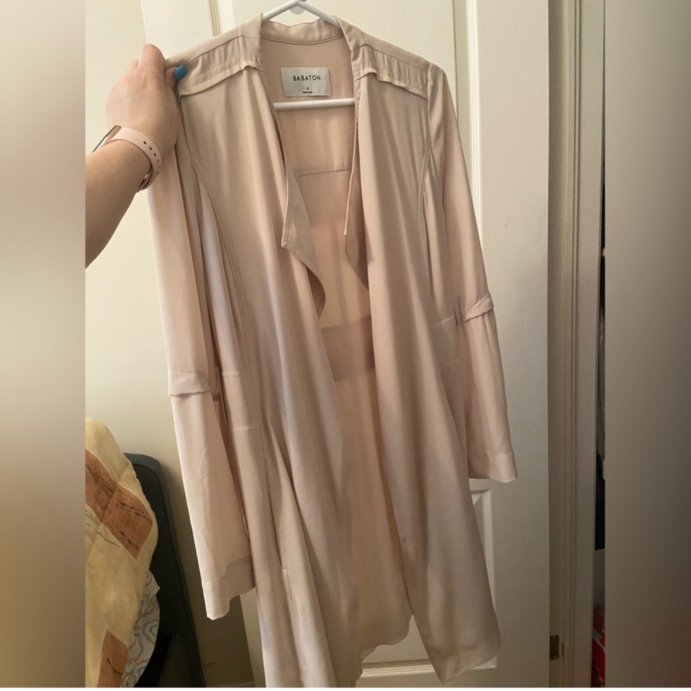 Babaton Cool Beige Quincy Trench - Picture 3 of 4